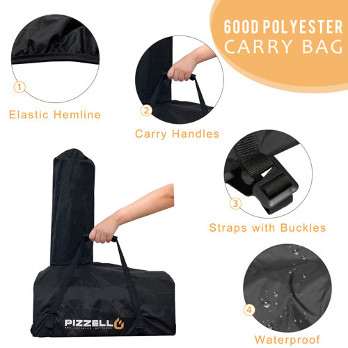 PIZZELLO Pizzelle BuiltIn WoodFired Pizza Oven Wayfair